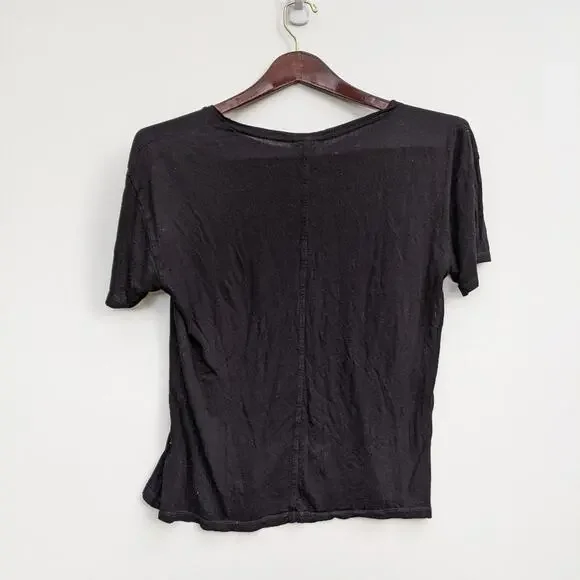 Topshop Basic Black Tee 8 - Picture 2 of 7